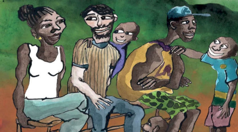 Face aux collines du Rwanda